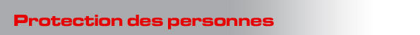 Protection des personnes